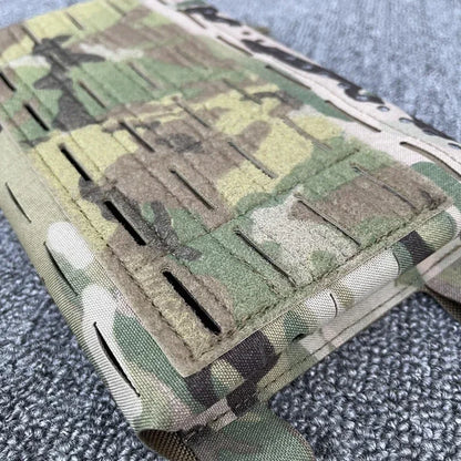Tactical SS MK5 Chest Rig Panel Pouch Laser Cutting Molle Expansion Conversion Plate Pouch Chest Hanging Plate Carrier Bag MC