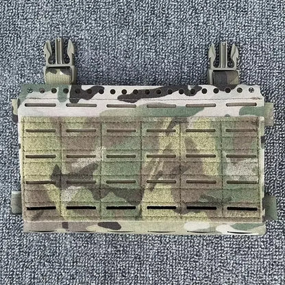 Tactical SS MK5 Chest Rig Panel Pouch Laser Cutting Molle Expansion Conversion Plate Pouch Chest Hanging Plate Carrier Bag MC