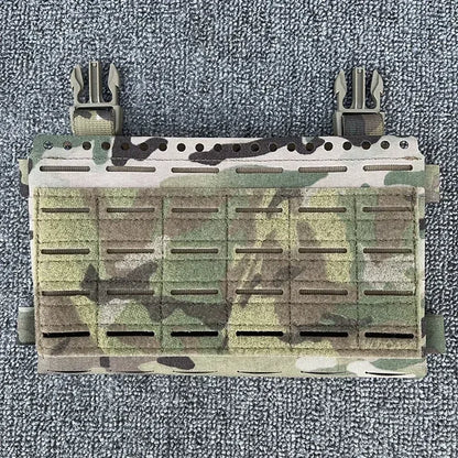 Tactical SS MK5 Chest Rig Panel Pouch Laser Cutting Molle Expansion Conversion Plate Pouch Chest Hanging Plate Carrier Bag MC