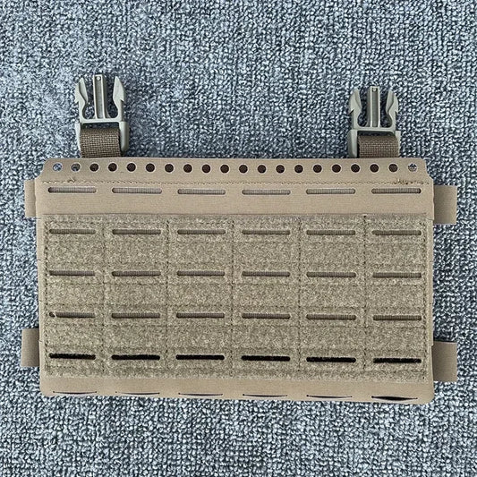Tactical SS MK5 Chest Rig Panel Pouch Laser Cutting Molle Expansion Conversion Plate Pouch Chest Hanging Plate Carrier Bag MC