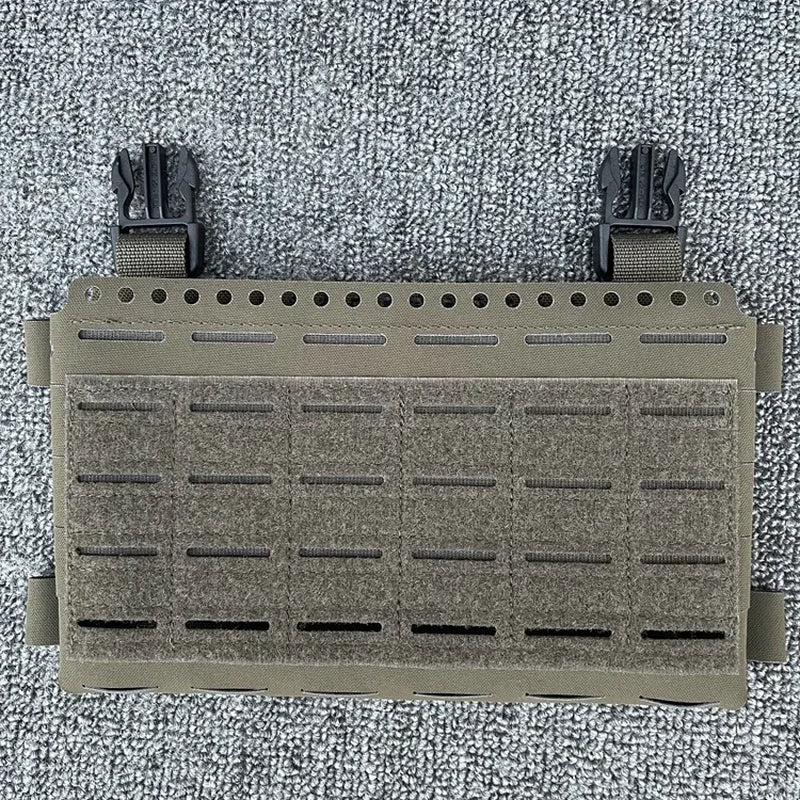 Tactical SS MK5 Chest Rig Panel Pouch Laser Cutting Molle Expansion Conversion Plate Pouch Chest Hanging Plate Carrier Bag MC
