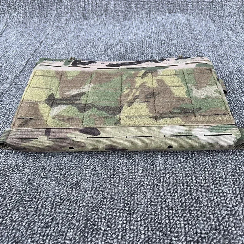 Tactical SS MK5 Chest Rig Panel Pouch Laser Cutting Molle Expansion Conversion Plate Pouch Chest Hanging Plate Carrier Bag MC
