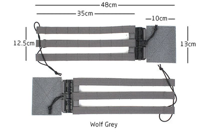 PEW TACTICAL Plate Carrier MOLLE TUBES Cummerbund Airsoft UA30